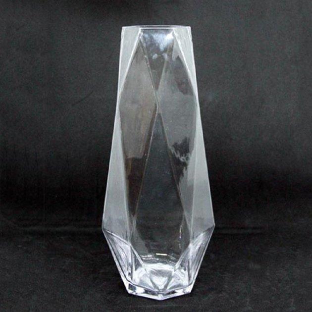 Ваза 1000 мл "Прозорий Діамант", JP181 Арт.40444 Olens