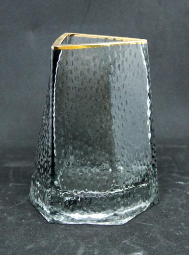 Ваза скляна "Леді", D:9,5cm ,H:15,5cm, O8030-193 Арт.40442 Olens