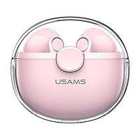 Навушники USAMS-BU12 TWS Earbuds BU Series BT 5.1 Pink