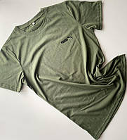 Мужская футболка PUMA хлопковая, спортивная, легкая футболка из натуральной ткани