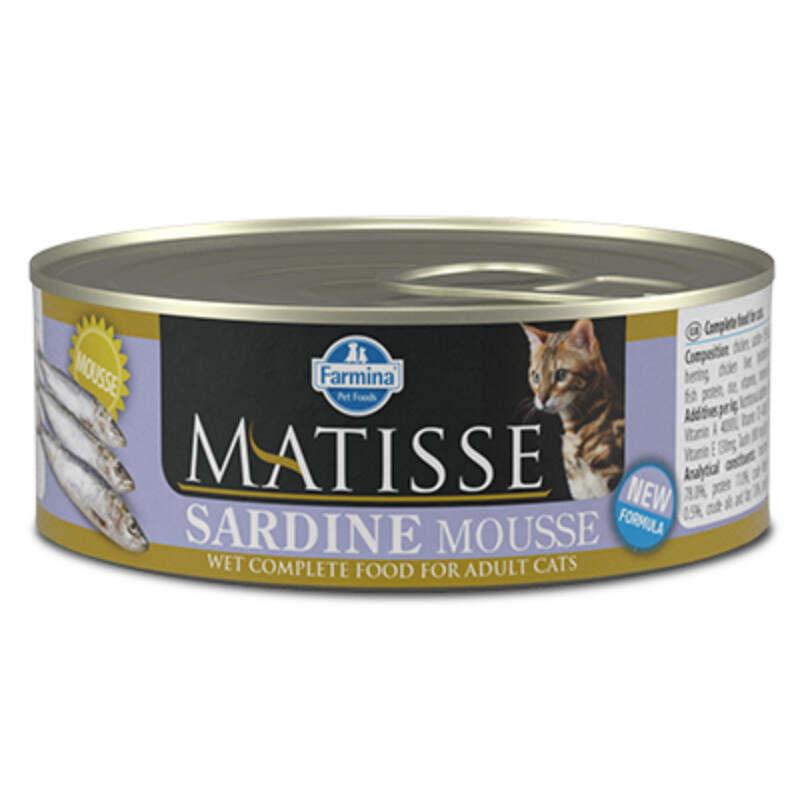 Farmina (Фарміна) Matisse Cat Mousse Sardine – Консервований корм з сардиною для котів (мус) -85гр