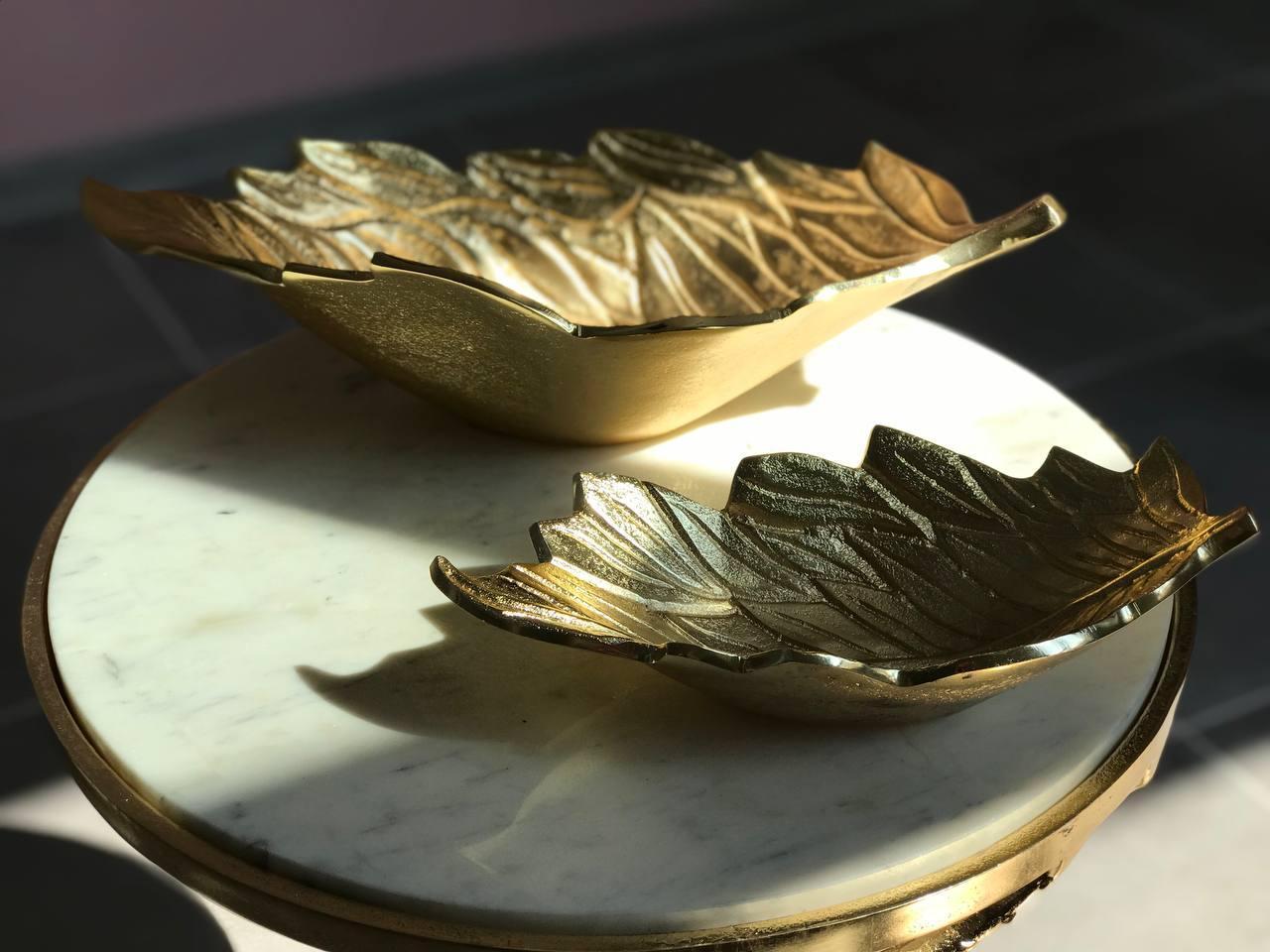 Сувенір «Листок» набір 2 шт, 20см + 35см , 30003А+В Арт.40437 Olens