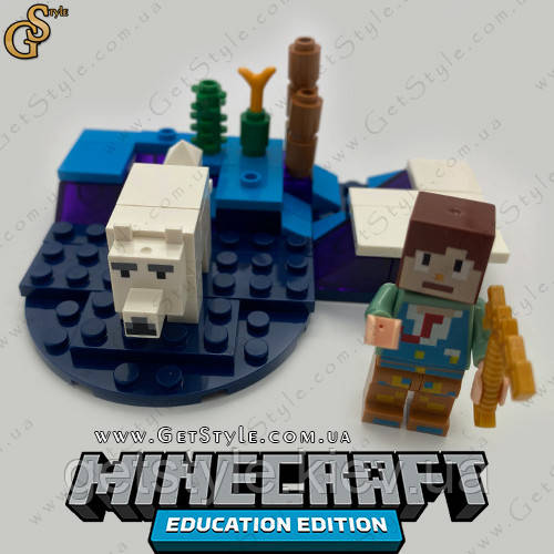 Конструктор фігурка Майнкрафт Minecraft World 11 см, фото 1