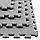 Мат-пазл (ластівчин хвіст) Springos Mat Puzzle EVA 120 x 120 x 2 cм FM0009 Black/Grey, фото 10