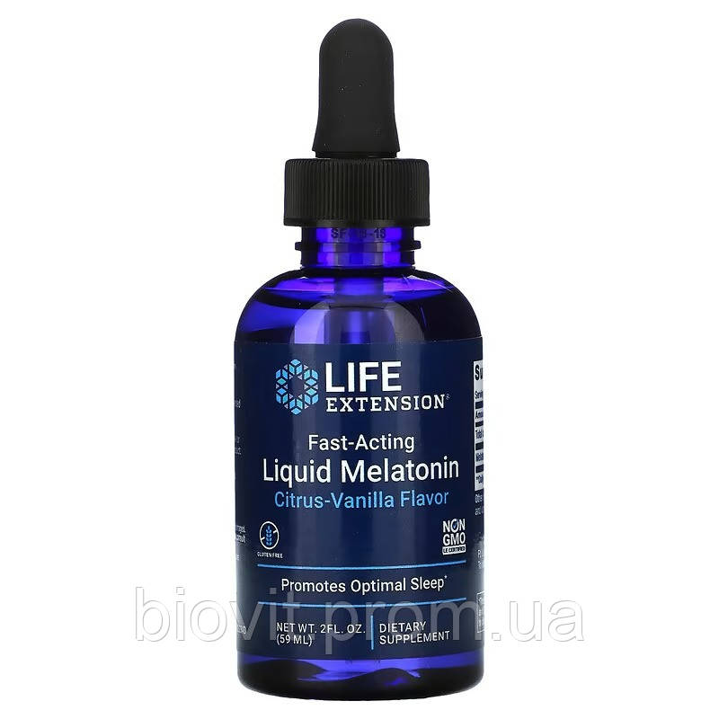 Мелатонін рідкий швидкого вивільнення (Fast Acting Liquid Melatonin) 3 мг