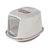 Закритий туалет Georplast Galaxy Deluxe для кішок, з ручкою і фільтром 45 x 36 x 31,5 см