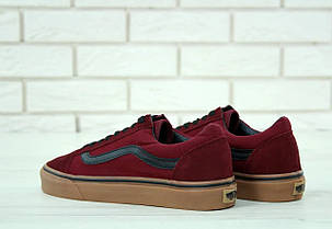 Кеди низькі Vans Old Skool Bordo Gum — VN0A38G1U5A, фото 5