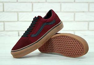 Кеди низькі Vans Old Skool Bordo Gum — VN0A38G1U5A, фото 4