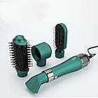 Фен-щітка для волосся 4в1, 1000Вт, VGR V-493 / Стайлер для волосся / Мультистайлер фен-браш з насадками, фото 8