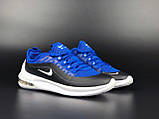 Чоловічі кросівки Nike Air Max 98 шкіряні сіточка стильні молодіжні чорні сині, фото 3