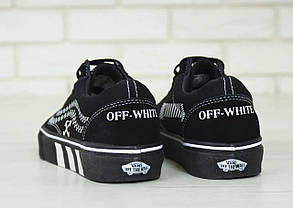 Кеди низькі Off-White x Vans Old Skool Black, фото 6