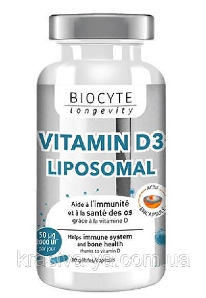 Дієтична добавка на основі Вітаміну D3 Vitamine D3 Liposomal, 30 шт