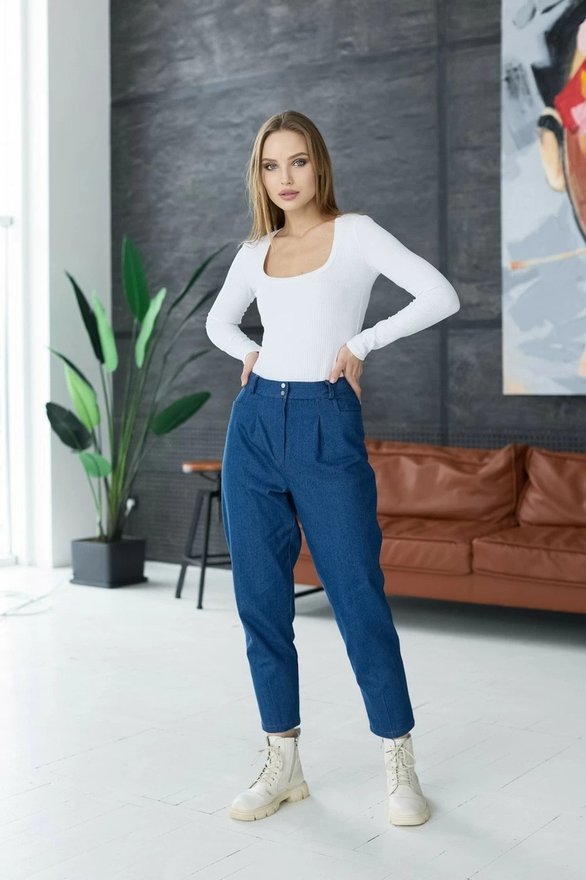 Жіночі джинси-банани 42-48 розміри різні кольори, фото 1