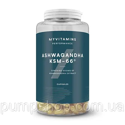 Екстракт кореня ашвагандхи Myprotein Myvitamins Ashwagandha KSM-66 90 капс., фото 2