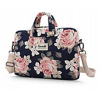 Сумка для ноутбука 13-14", Canvaslife, Navy Rose