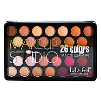 Палетка теней для век DoDo Girl MakeUp Studio 26 Colors Matte Eyeshadow матовые 26 оттенков, А