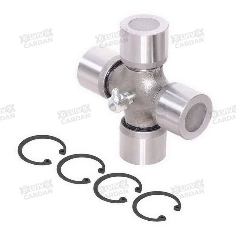 Хрестовина 39x118, центральна змазка, KAMAZ малий, UJ39118-3 (DRIVESHAFT PARTS)