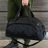 Спортивна чоловіча сумка Nike Чорна Міські дорожні сумки Найк, фото 5