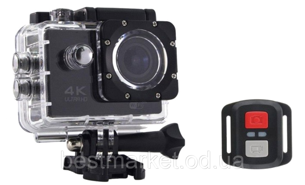 Екшн-камера з Пультом 4K DVR Sport Action Camera S3R Wi Fi Відеокамера