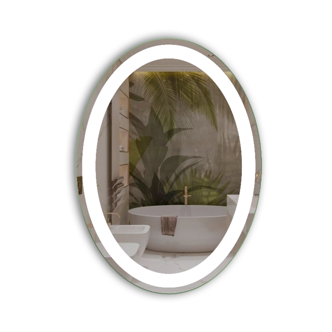 Дзеркало овал LED (60*80*2,5см) PR-D57