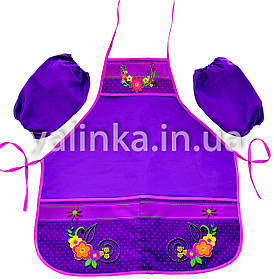 Фартушок шкільний для дівчаток "Квіти" 77844