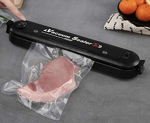 Машинка для вакуумування та запаювання пакетів ВАКУУМАТОР ECG Keep Freshness 8226, чорний / 8226