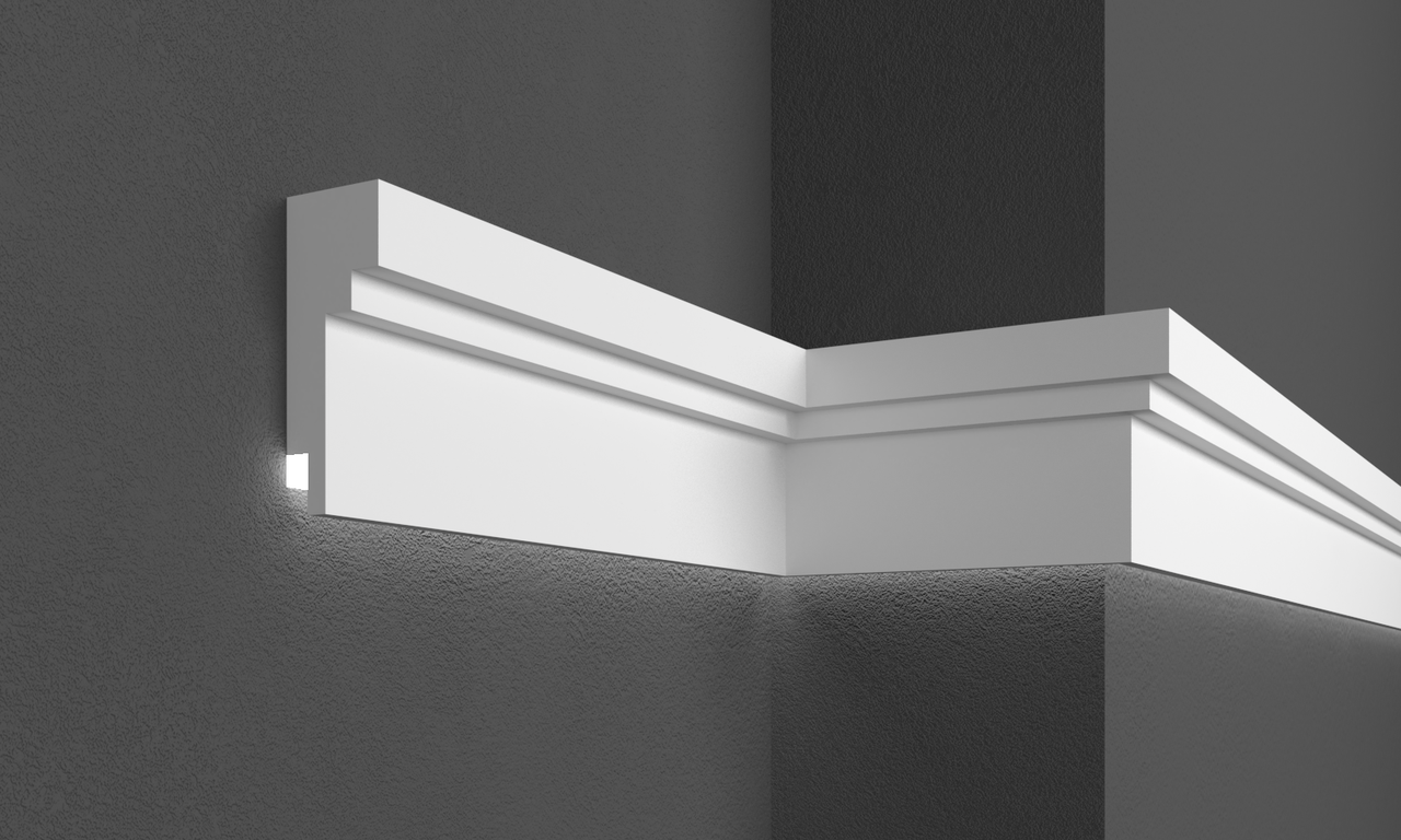 Карниз фасадний Prestige Decor KC 303 led
