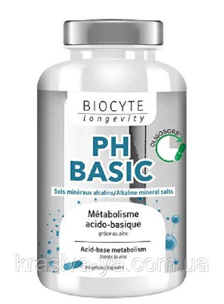 Капсули для кислотно-лужного балансу Ph Basic, 90 шт