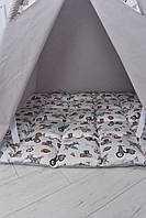 Вігвам для хлопчика "Ретро-машинки" дитячий намет повний комплект, фото 5