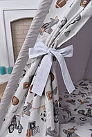 Вігвам для хлопчика "Ретро-машинки" дитячий намет повний комплект, фото 7