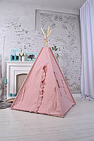 Вігвам для дівчинки пудровий повний комплект, фото 4