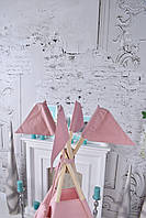 Вігвам для дівчинки пудровий повний комплект, фото 8
