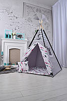 Вігвам дитячий з пір'ям повний комплект, фото 3