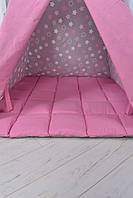 Вігвам Для Дівчинки, Рожевий, Індивідуальний Набір, Повний Комплект, підвіска сердечко в подарунок, фото 5