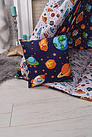 Вігвам Дитячий з Планетами, індивідуальний набір, дитяча палатка підвіска місяць в подарунок, фото 5