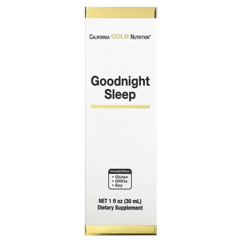 Добавка для гарного сну, California Gold Nutrition Goodnight Sleep 30 ml