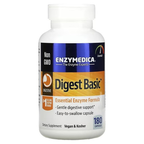 Комплексні ензими, Enzymedica Digest Basic Essential Enzyme Formula 180 капсул