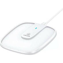 БЗП Usams US-CD153 Ultra-thin Magnetic Fast Wireless Charger With Cable White