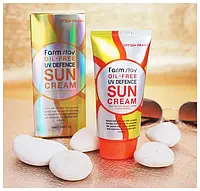 Солнцезащитный крем для лица со стволовыми клетками винограда Farmstay Oil-Free Uv Defence Sun Cream SPF50+++