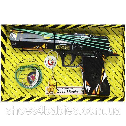 Дерев'яний пістолет "Резинкострел Desert Eagle"