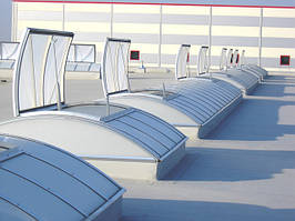 Зенітні ліхтарі, Димовидалення, Акрилові кополи, Легко скидні конструкції.