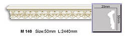 Молдинг з орнаментом поліуретановий Harmony M 140