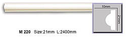 Молдинг гладкий поліуретановий Harmony M 220