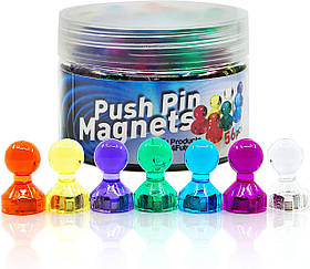 Набір канцелярських магнітних кнопок (56 шт)