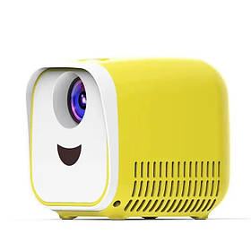 Дитячий мініпроєктор Kids Toy Projector L1 (Біло-жовтий)