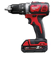 Мощная дрель-шуруповерт Milwaukee M18 BDD-202C Li-Ion : 18V, 2Аh, 50Нм, 2 аккума + зарядное + кейс