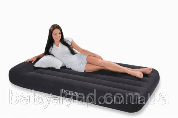 Ліжко матрац надувний з вбудованим насосом 220V Intex 66779