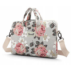 Сумка для ноутбука 15-16" Canvaslife, White Rose