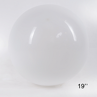 Латексна повітряна куля-гігант без малюнка Show Прозора, 19" 47,5 см