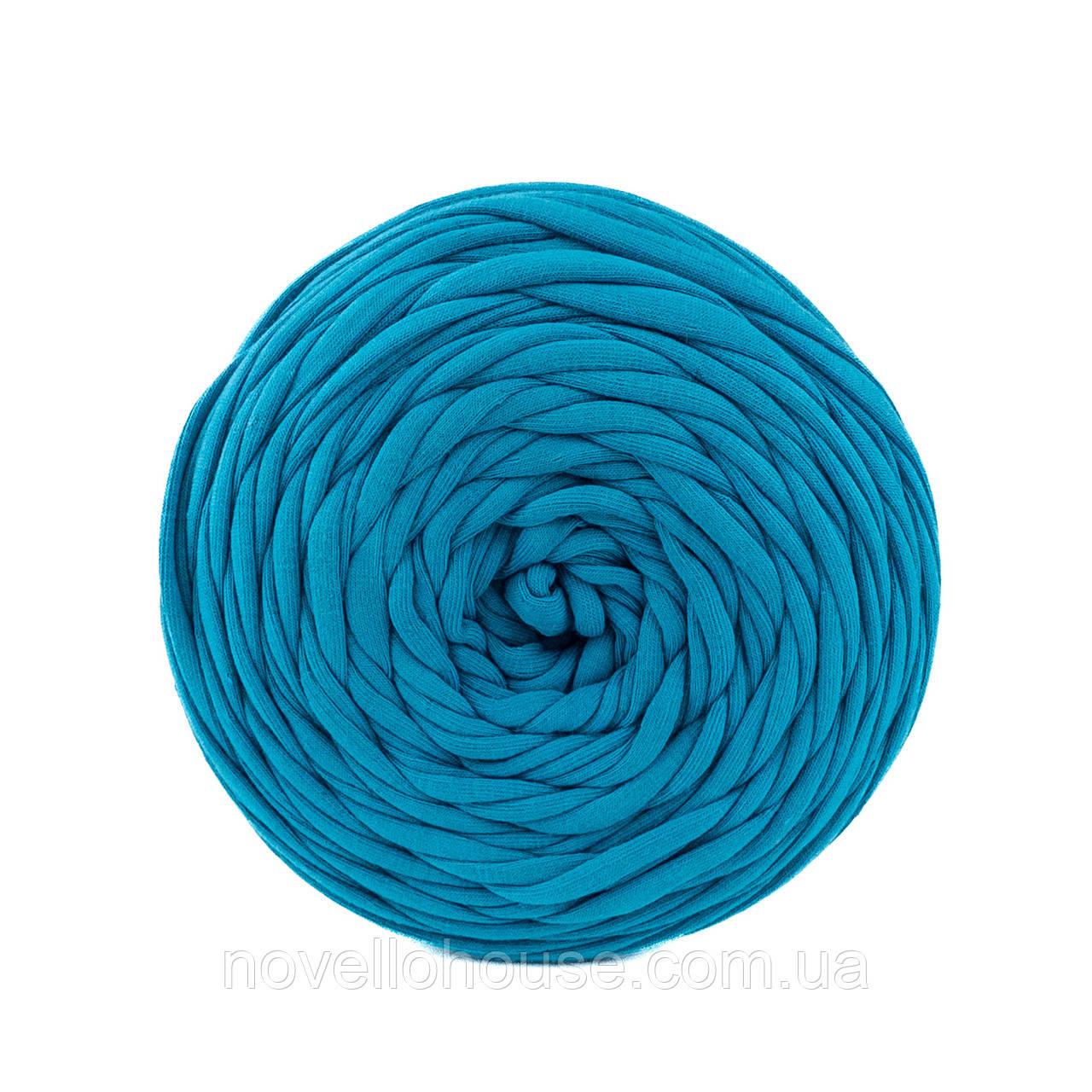 Трикотажна бобінна пряжа темно-бірюзовий, фото 1